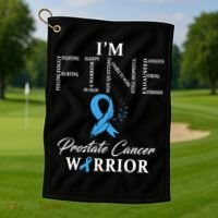 Prostate Cancer Warrior Im Fine Golf Towel thumb 1