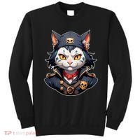 Pirate Cat With Bandana Sweatshirt thumb 0