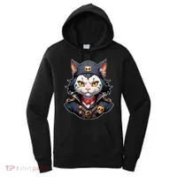 Pirate Cat With Bandana Women's Hoodie thumb 0