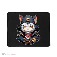 Pirate Cat With Bandana Mousepad thumb 0