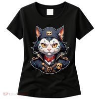 Pirate Cat With Bandana Women's T-Shirt thumb 0