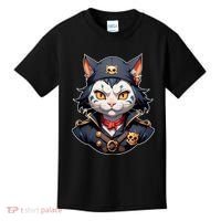 Pirate Cat With Bandana Kids T-Shirt thumb 0