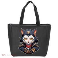 Pirate Cat With Bandana Tote Bag thumb 0