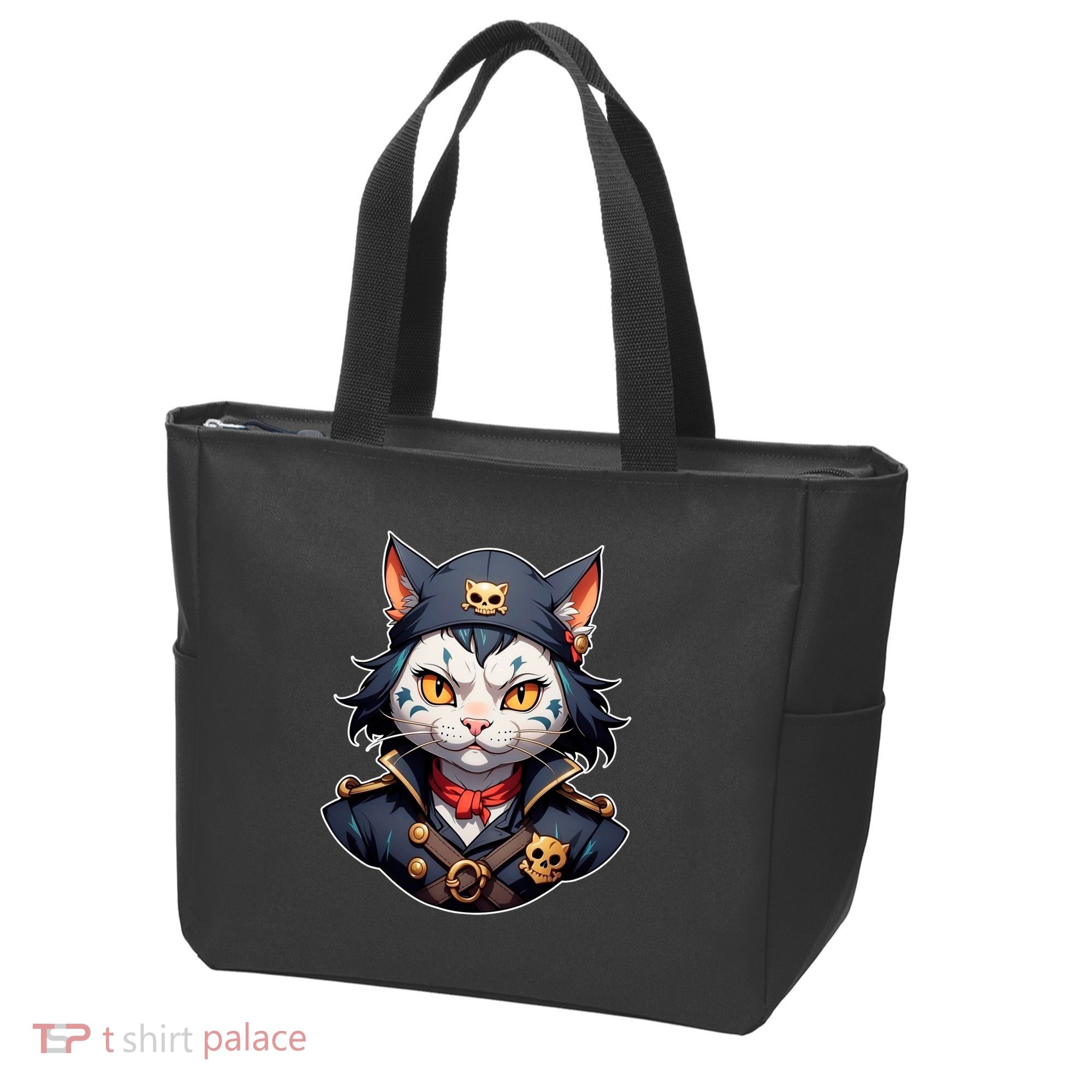 Pirate Cat With Bandana Tote Bag