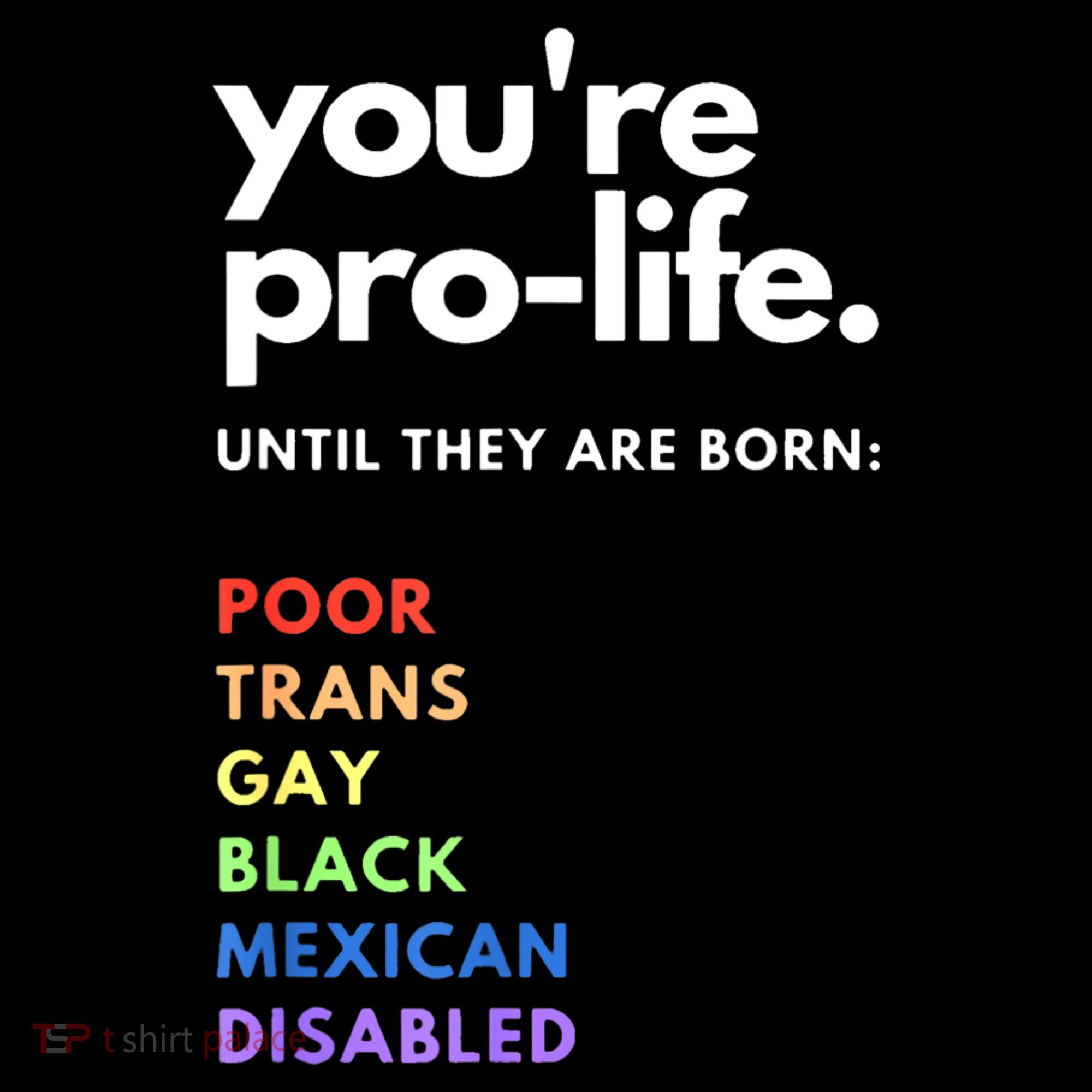 Pro Choice You're ProLife Until They Are Born Coffee Mug