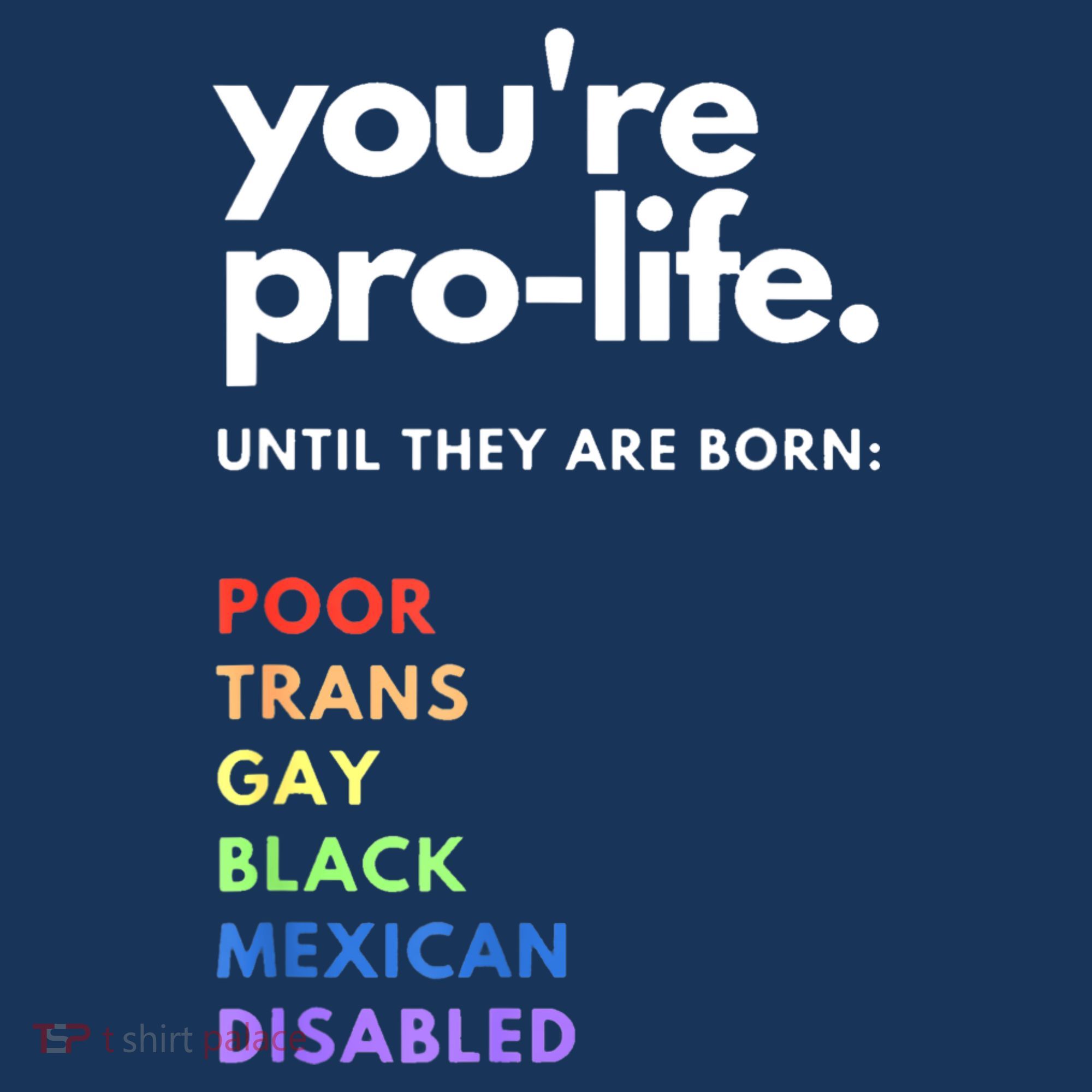 Pro Choice You're ProLife Until They Are Born Women's Hoodie