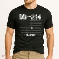Patriotic DD 214 Alumni Military Veteran Cooling Performance Crew T-Shirt thumb 2