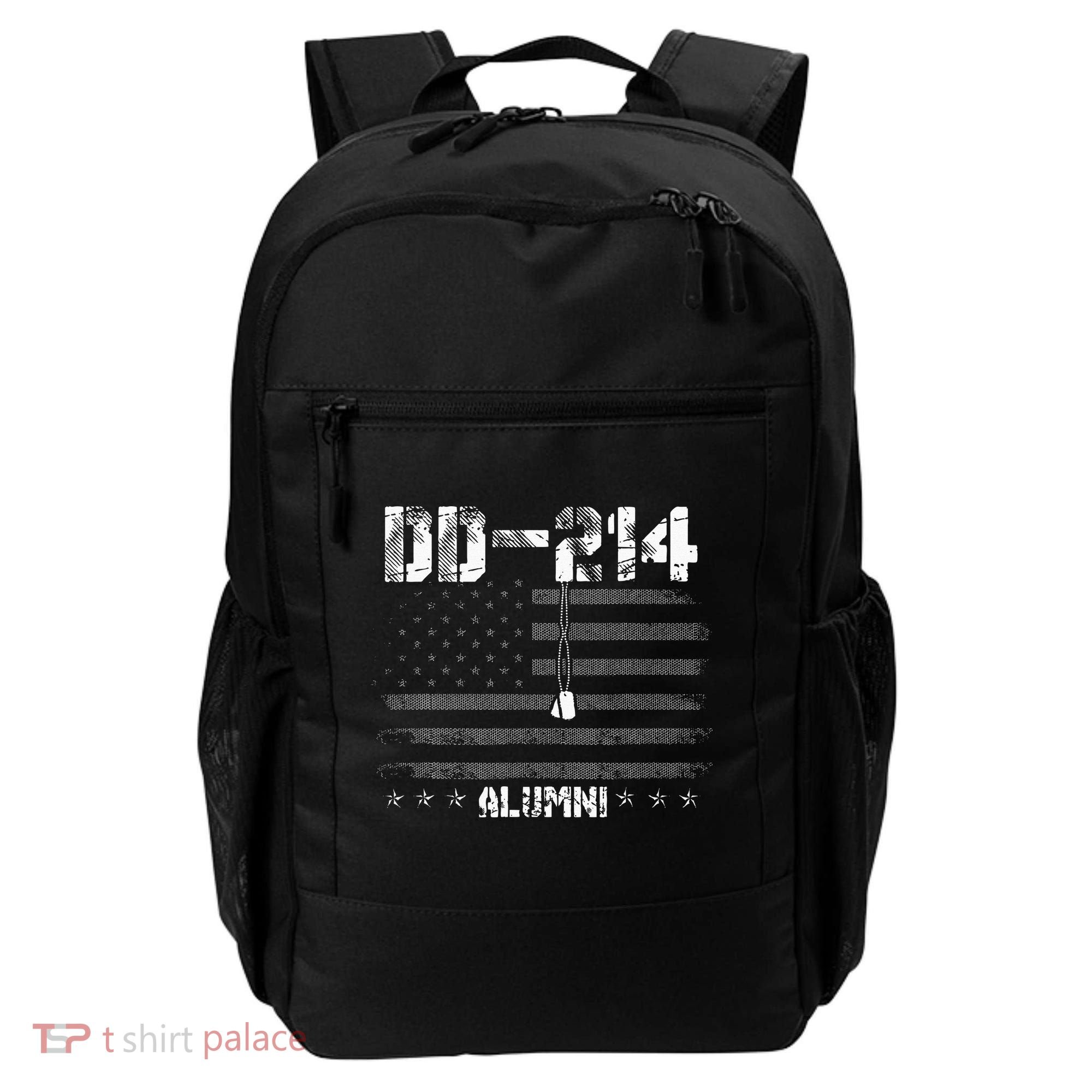 Patriotic DD 214 Alumni Military Veteran Backpack