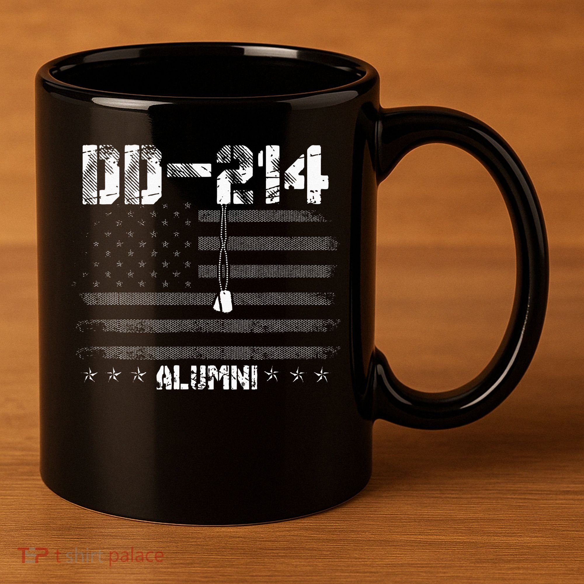 Patriotic DD 214 Alumni Military Veteran 11oz C Handle Ceramic Mug