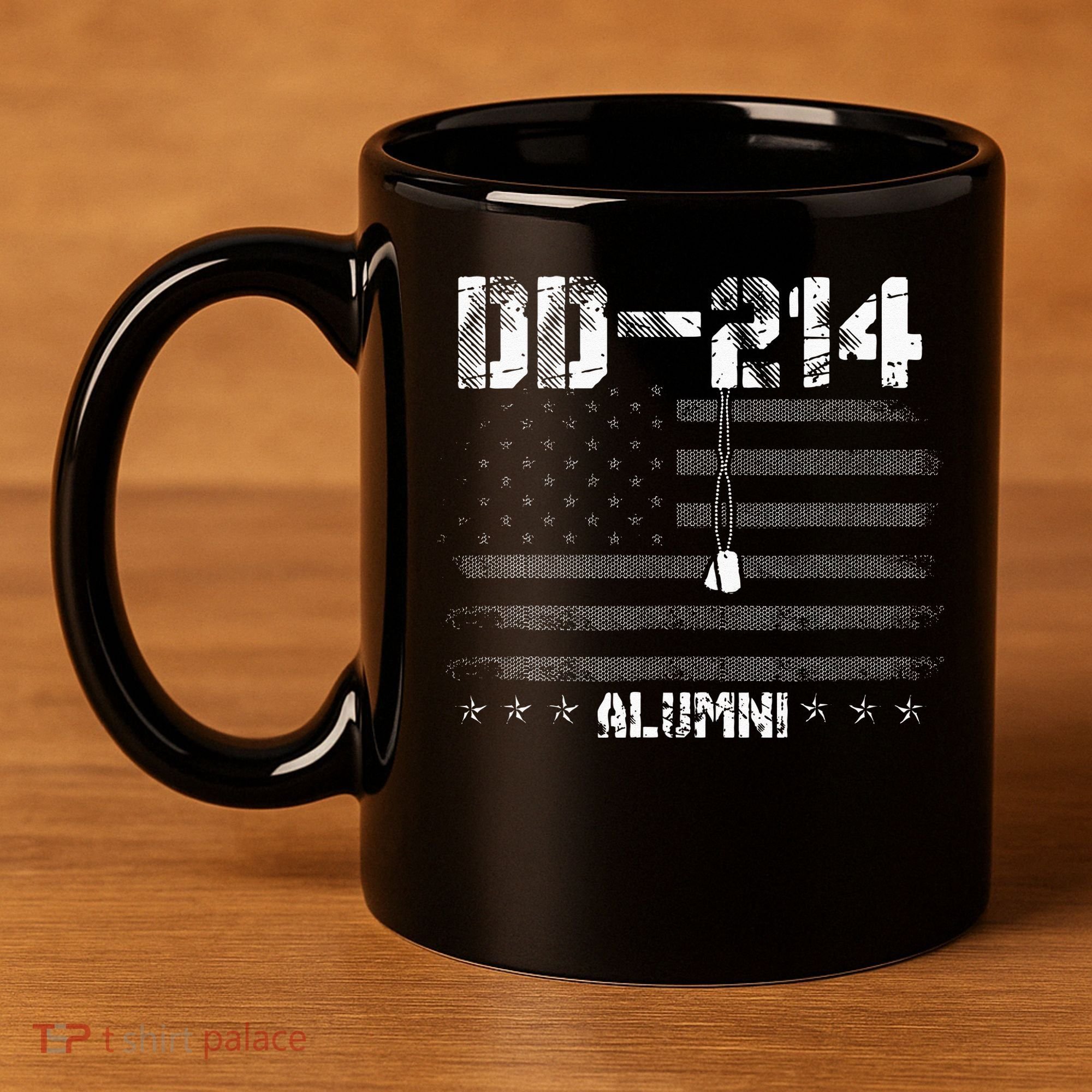 Patriotic DD 214 Alumni Military Veteran 11oz C Handle Ceramic Mug
