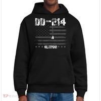 Patriotic DD 214 Alumni Military Veteran District V.I.T. Heavyweight Hoodie thumb 0