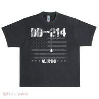 Patriotic DD 214 Alumni Military Veteran Urban Oversized Heavyweight T-Shirt thumb 0