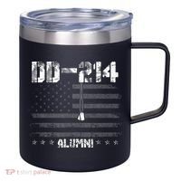 Patriotic DD 214 Alumni Military Veteran 12oz Stainless Steel Coffee Mug thumb 0