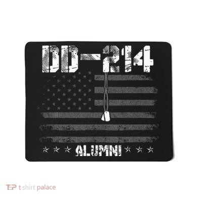 Patriotic DD 214 Alumni Military Veteran Mousepad