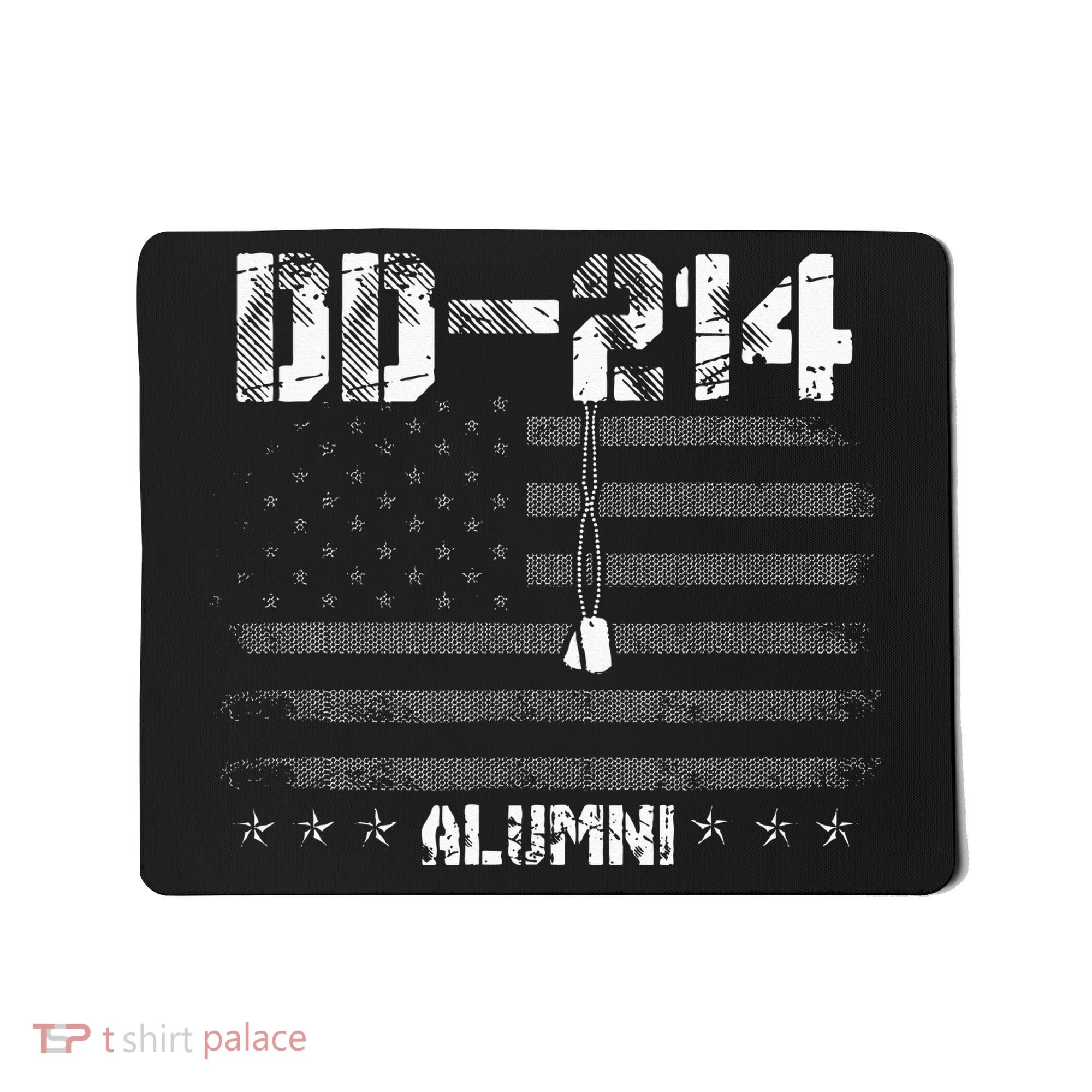 Patriotic DD 214 Alumni Military Veteran Mousepad