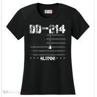 Patriotic DD 214 Alumni Military Veteran Women's Cooling Performance Crew T-Shirt thumb 0