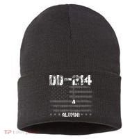 Patriotic DD 214 Alumni Military Veteran Sustainable Knit Beanie thumb 0