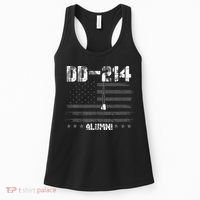 Patriotic DD 214 Alumni Military Veteran Women's Tank Top thumb 0
