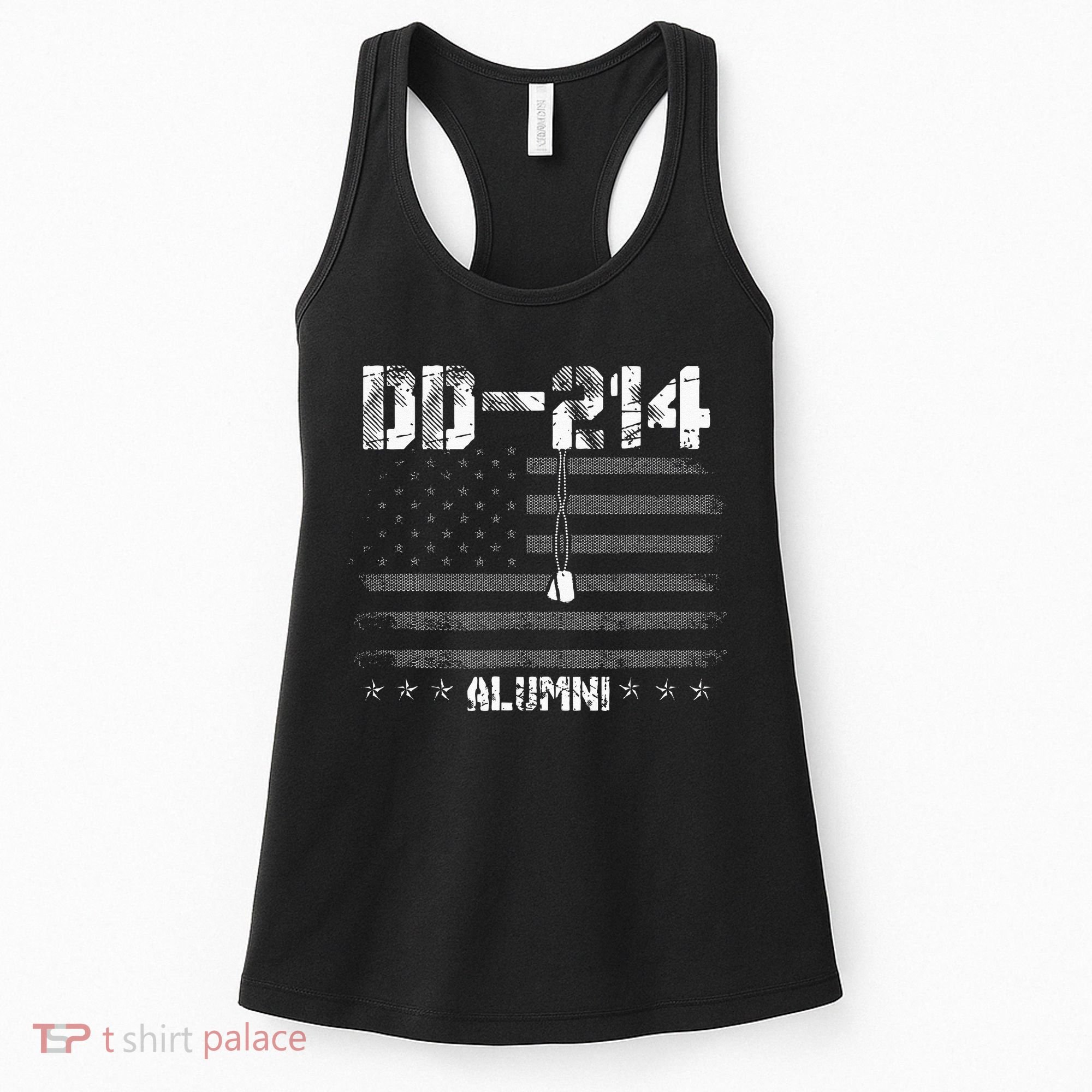 Patriotic DD 214 Alumni Military Veteran Women's Tank Top