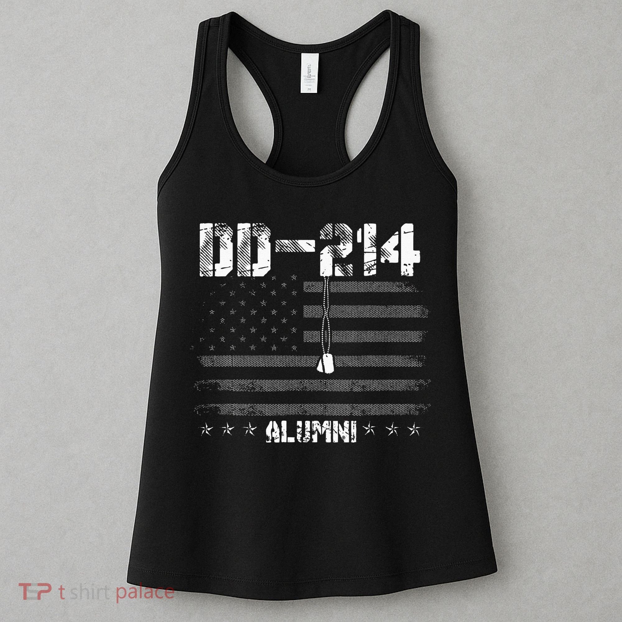 Patriotic DD 214 Alumni Military Veteran Women's Tank Top