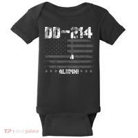 Patriotic DD 214 Alumni Military Veteran Baby Bodysuit thumb 0