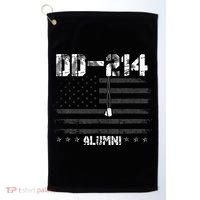 Patriotic DD 214 Alumni Military Veteran Golf Towel thumb 0