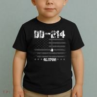 Patriotic DD 214 Alumni Military Veteran Toddler T-Shirt thumb 2