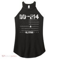 Patriotic DD 214 Alumni Military Veteran Women's Perfect Tri Rocker Tank thumb 0