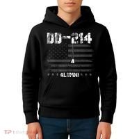 Patriotic DD 214 Alumni Military Veteran Kids Hoodie thumb 4