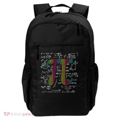 Pi Day 3 14 Pi Symbol With Math Equations Gift For Math Geek Meaningful Gift Backpack