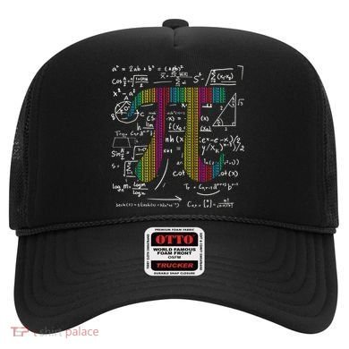Pi Day 3 14 Pi Symbol With Math Equations Gift For Math Geek Meaningful Gift Hat