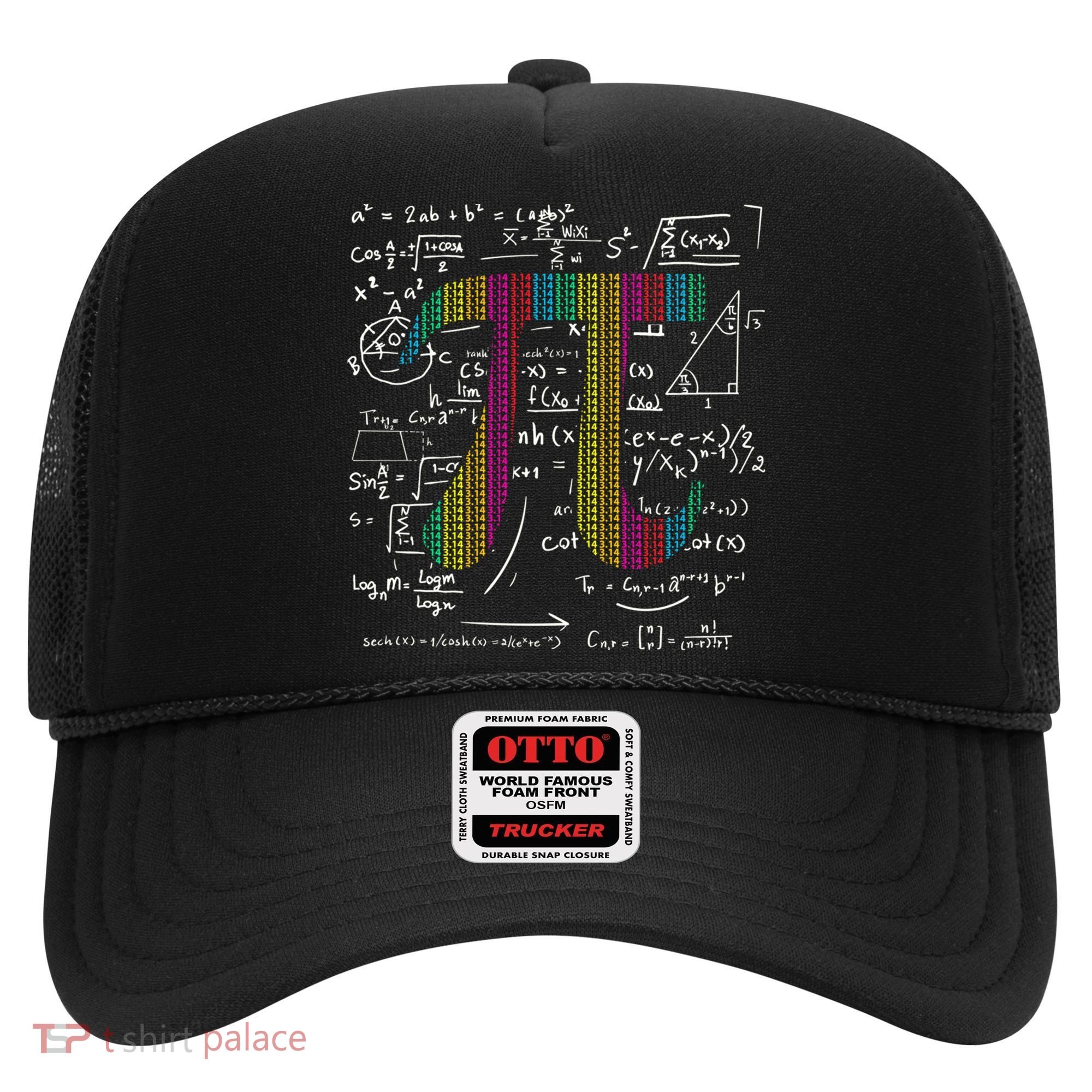 Pi Day 3 14 Pi Symbol With Math Equations Gift For Math Geek Meaningful Gift Hat
