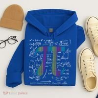 Pi Day 3 14 Pi Symbol With Math Equations Gift For Math Geek Meaningful Gift Hoodie thumb 4