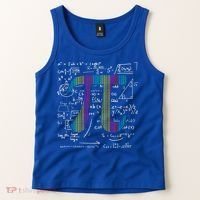 Pi Day 3 14 Pi Symbol With Math Equations Gift For Math Geek Meaningful Gift Tank Top thumb 2