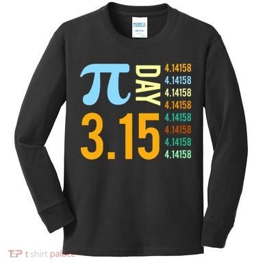Pie Day 3.15 4.14158 Kids Long Sleeve Shirt