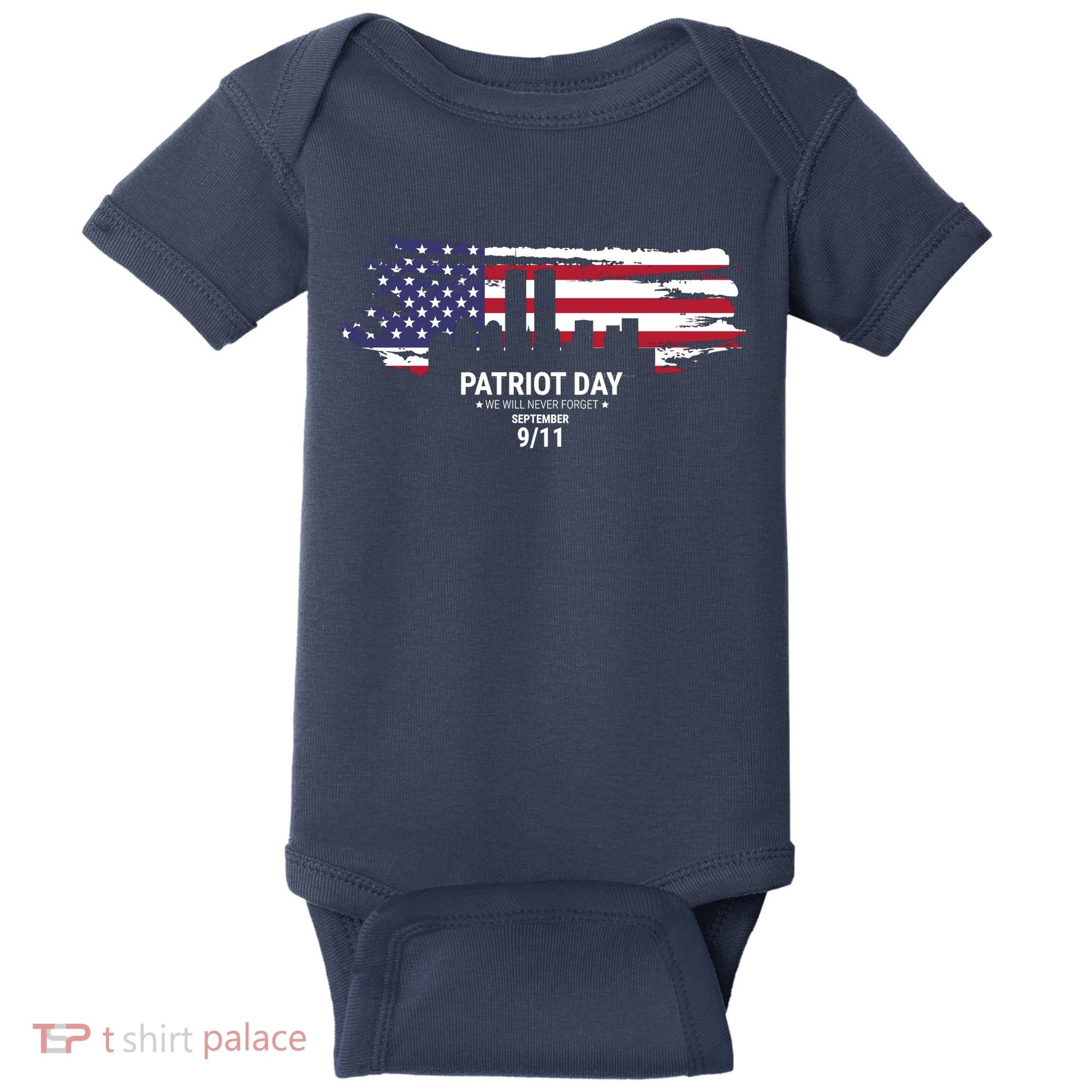 Patriot Day 9/11 Baby Bodysuit