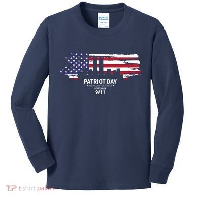 Patriot Day 9/11 Kids Long Sleeve Shirt