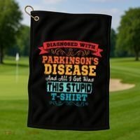 ParkinsonS Disease Awareness Gift Golf Towel thumb 1