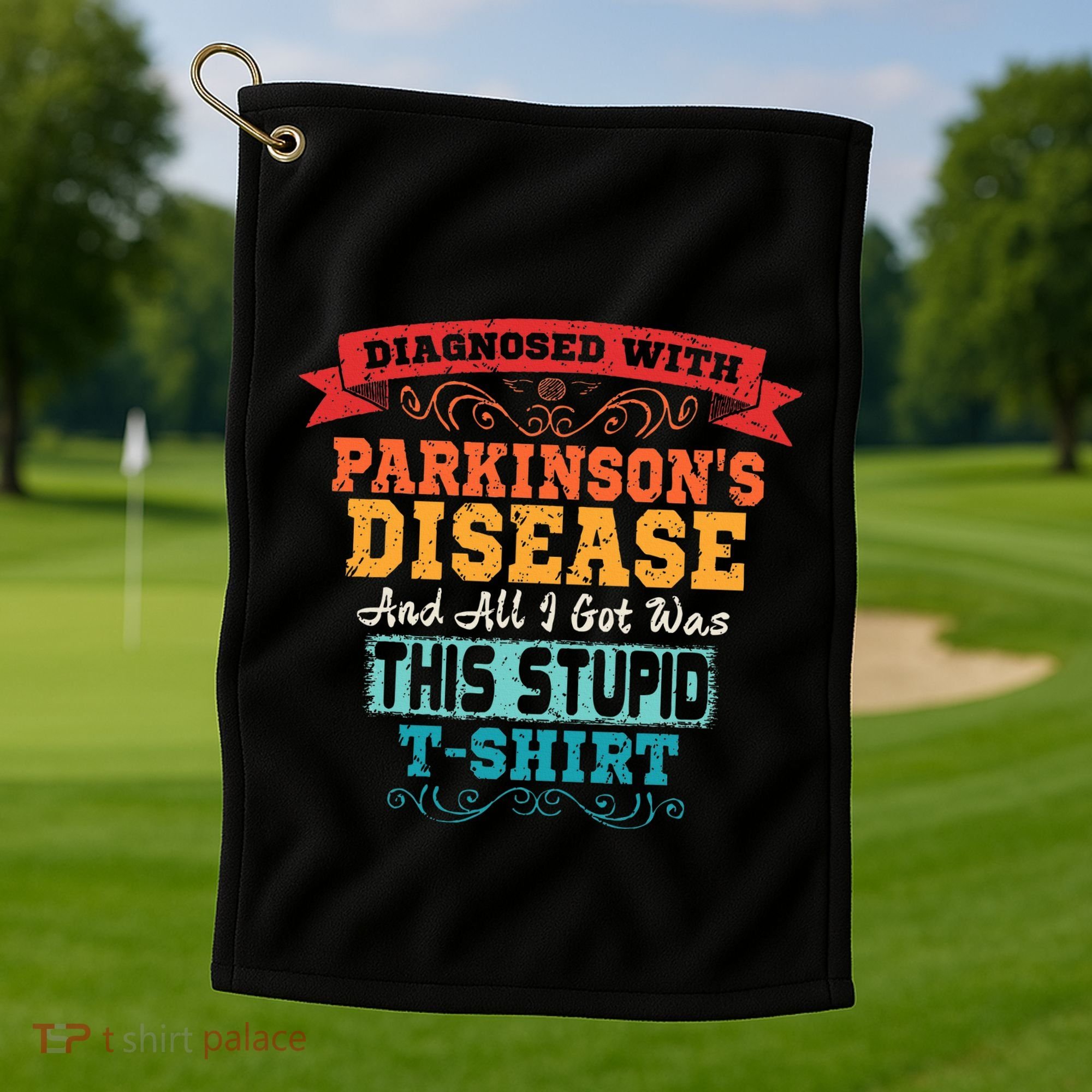ParkinsonS Disease Awareness Gift Golf Towel
