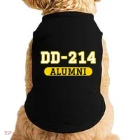 Patriotic Dd214 Alumni Doggie Tank thumb 0