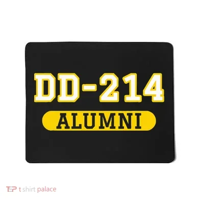 Patriotic Dd214 Alumni Mousepad