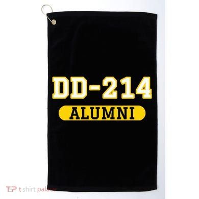 Patriotic Dd214 Alumni Golf Towel