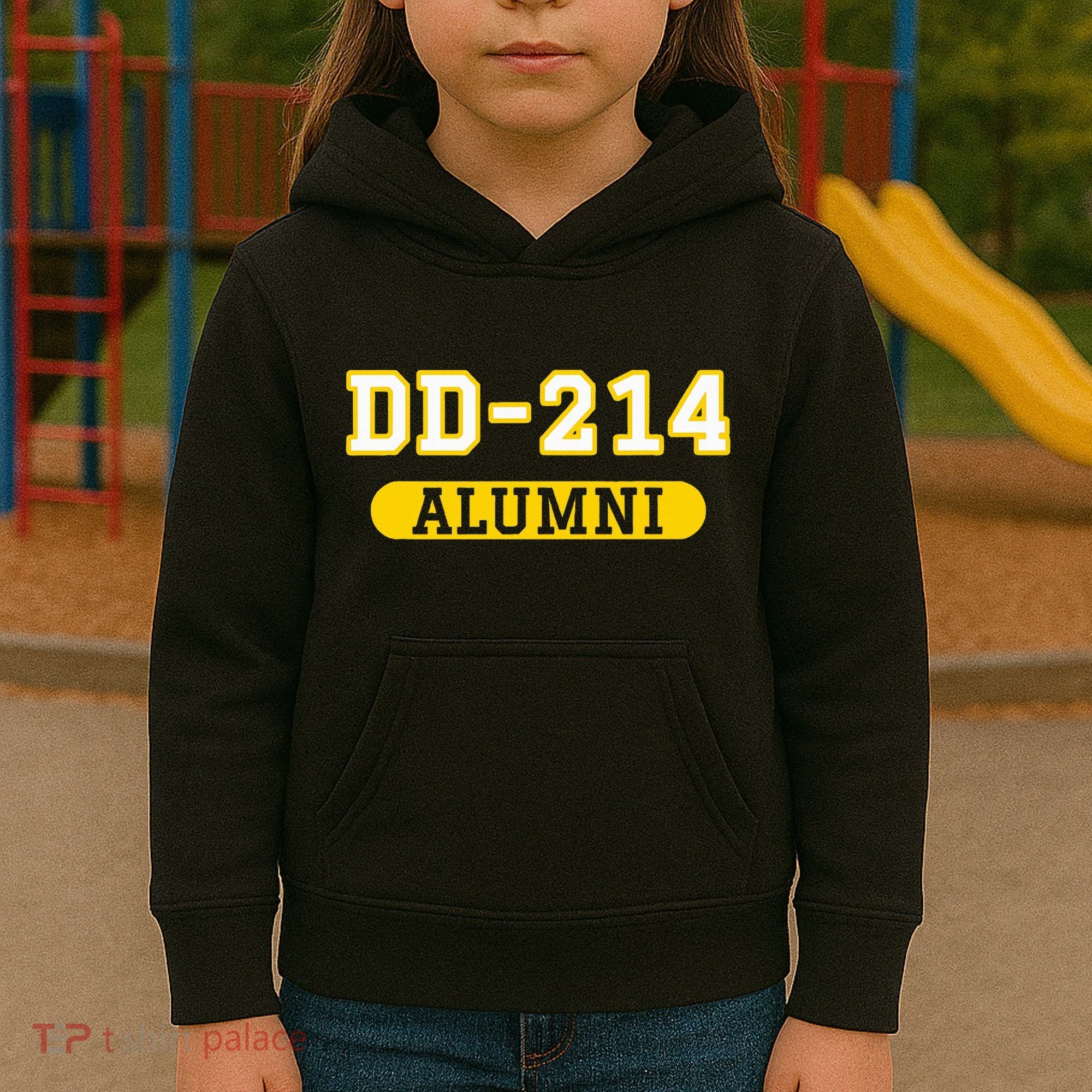 Patriotic Dd214 Alumni Kids Hoodie
