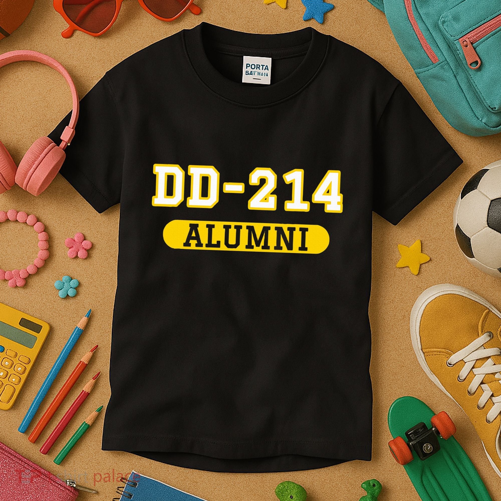 Patriotic Dd214 Alumni Kids T-Shirt