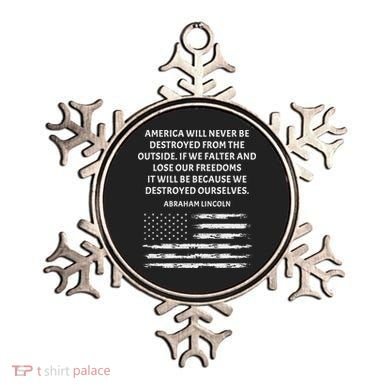 Pro Democracy Abraham Lincoln Quote Stand Up For Freedom Ornament