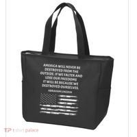 Pro Democracy Abraham Lincoln Quote Stand Up For Freedom Tote Bag thumb 3