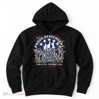 Proud Descendant American Revolution Fife And Drum Novelty Hoodie thumb 0