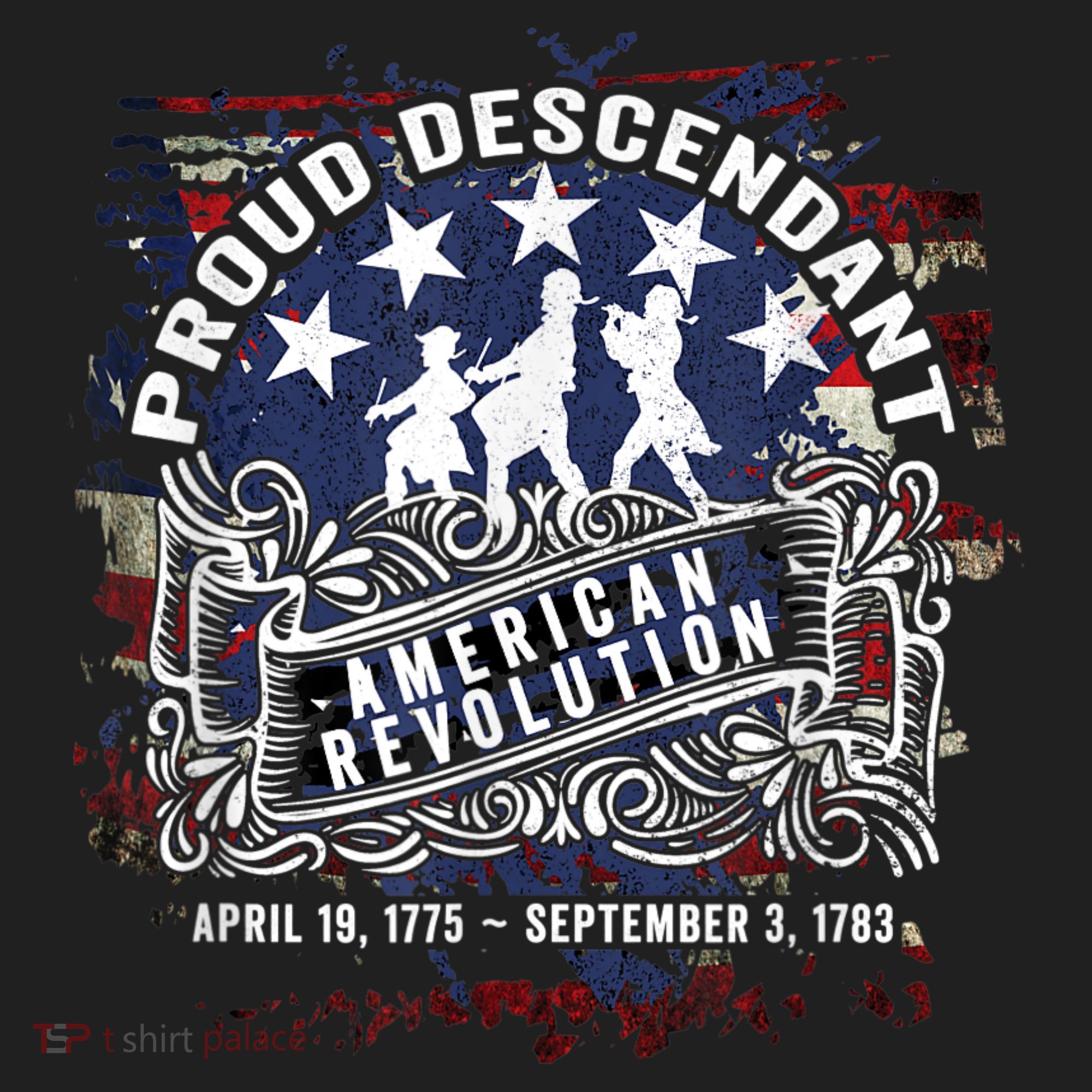 Proud Descendant American Revolution Fife And Drum Novelty Beanie