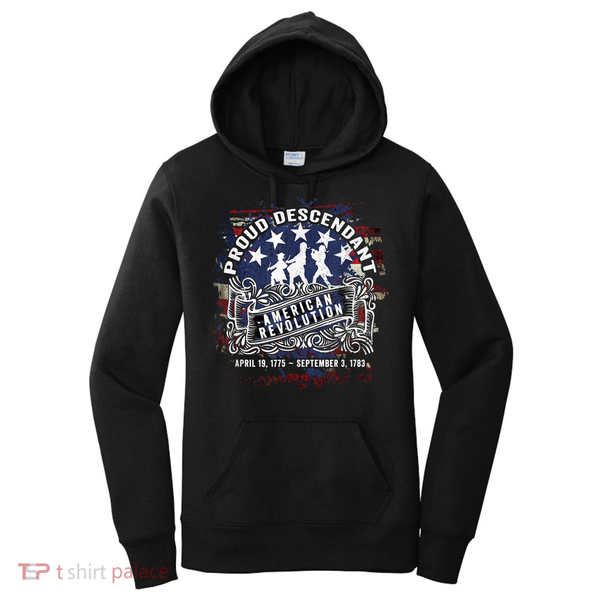 Proud Descendant American Revolution Fife And Drum Novelty Women's Hoodie