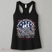 Proud Descendant American Revolution Fife And Drum Novelty Women's Tank Top thumb 3